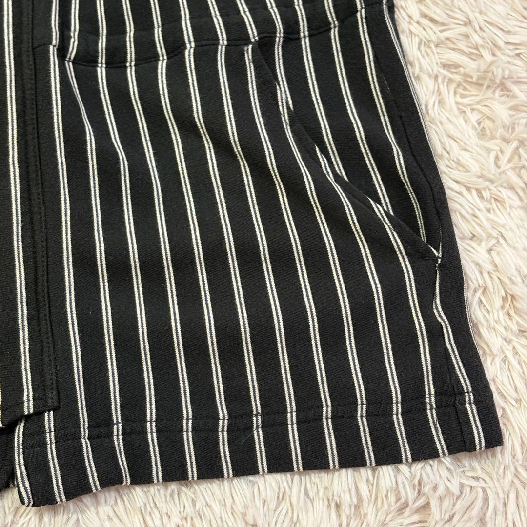 希少　Y-3　ワイスリー (Ｍ) ストライプ柄コート　フーデットコート