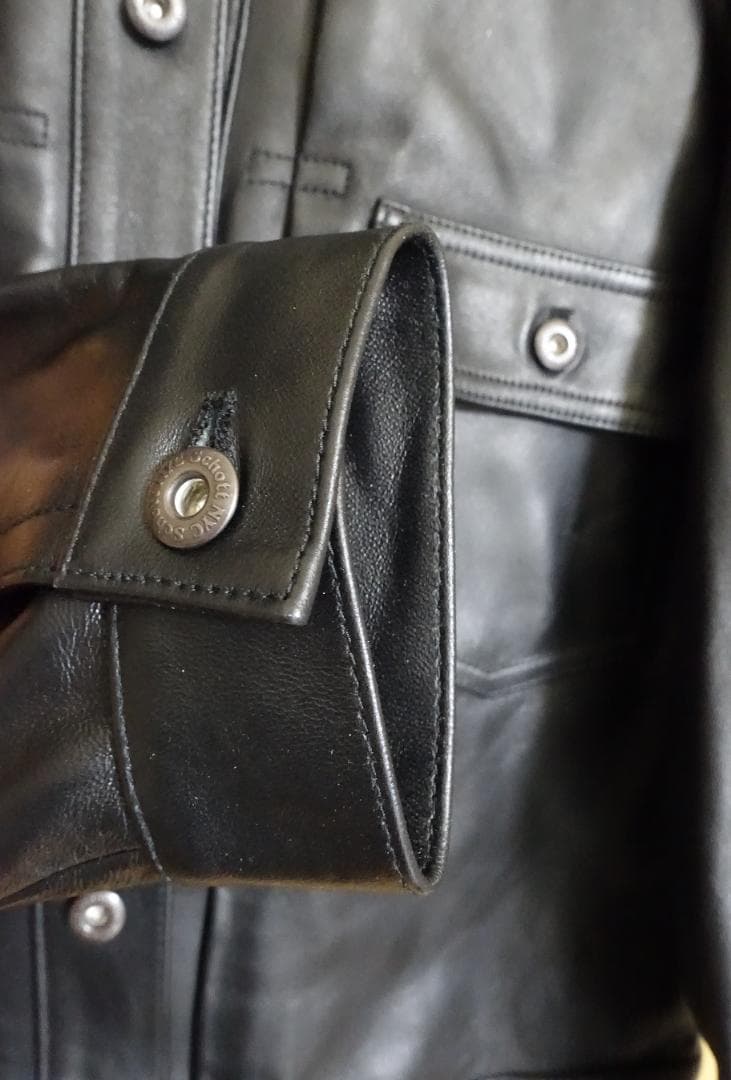 E*e様 SCHOTT　SHEEP LEATHER 1st TRACKER JA