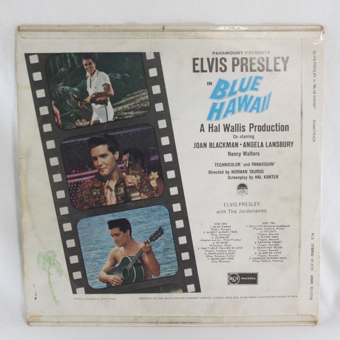 英LP Elvis Presley Blue Hawaii UK盤 Mono
