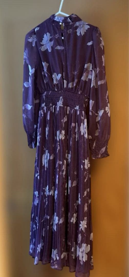 新品トッコクローゼット２ＷＡＹボウタイリボン付きフラワープリントワンピース