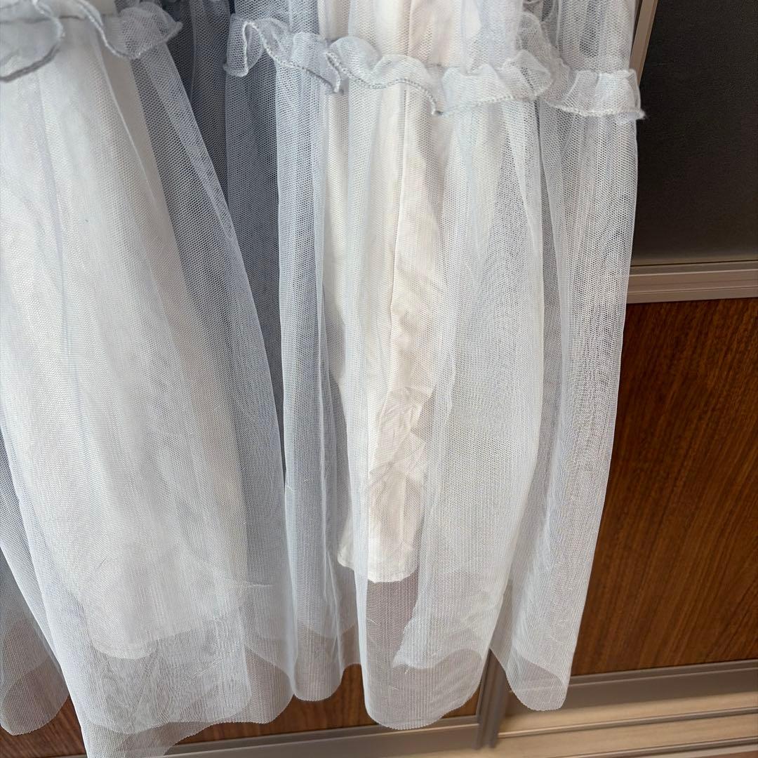 merry jenny petit flowerチュールキャミワンピース