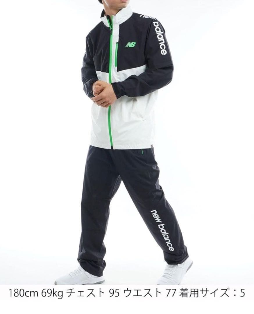 新品正規品ニューバランスゴルフ/6】レインウェア上下セットアップ撥水透湿