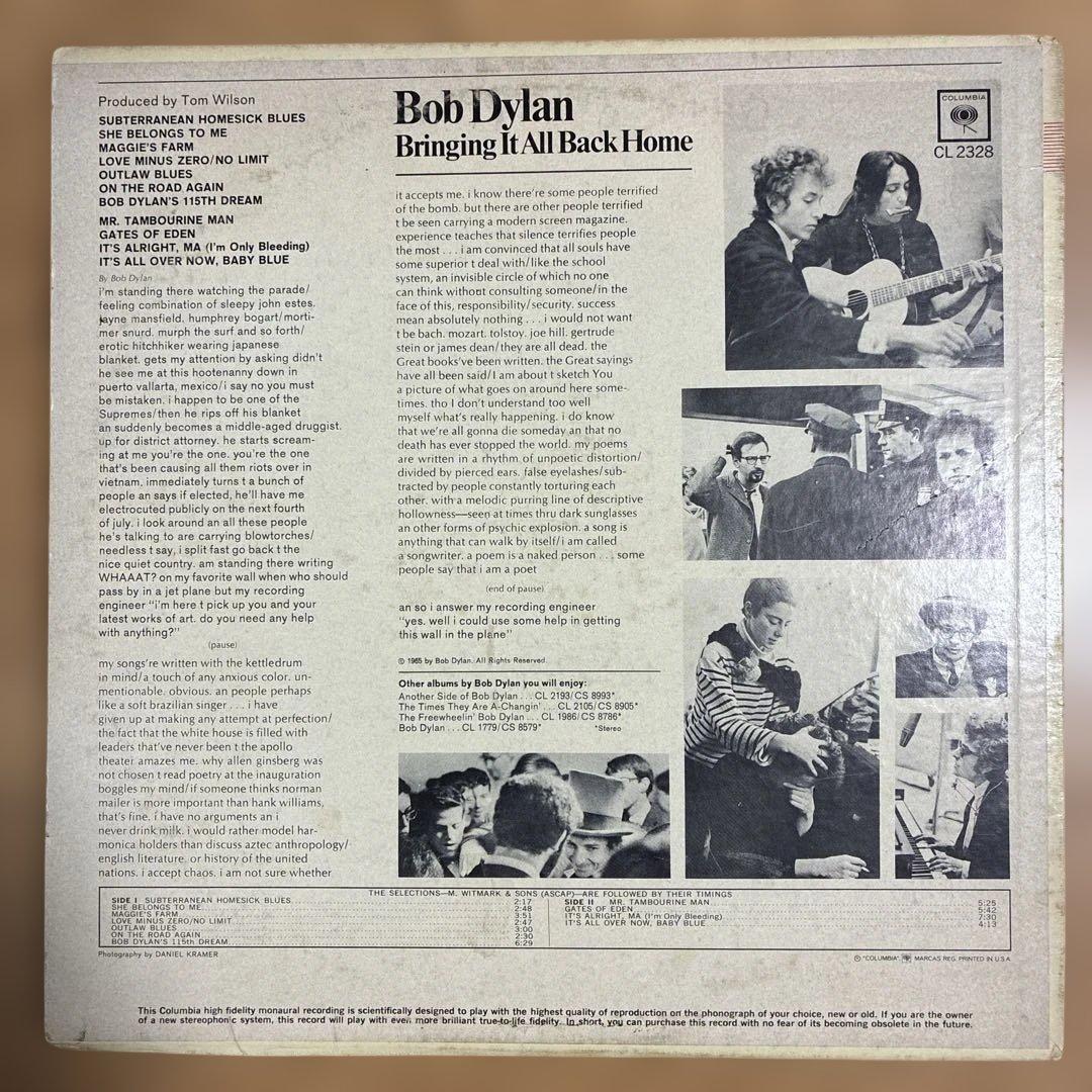 ボブディラン 名盤 レコード USオリジナルモノ盤