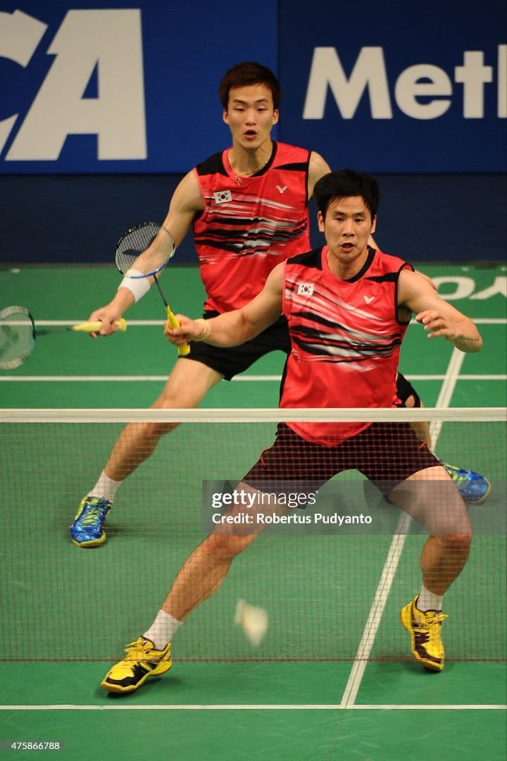 VICTOR韓国代表徐承宰選手着用モデル バドミントンシャツ トナミ実業団NTT