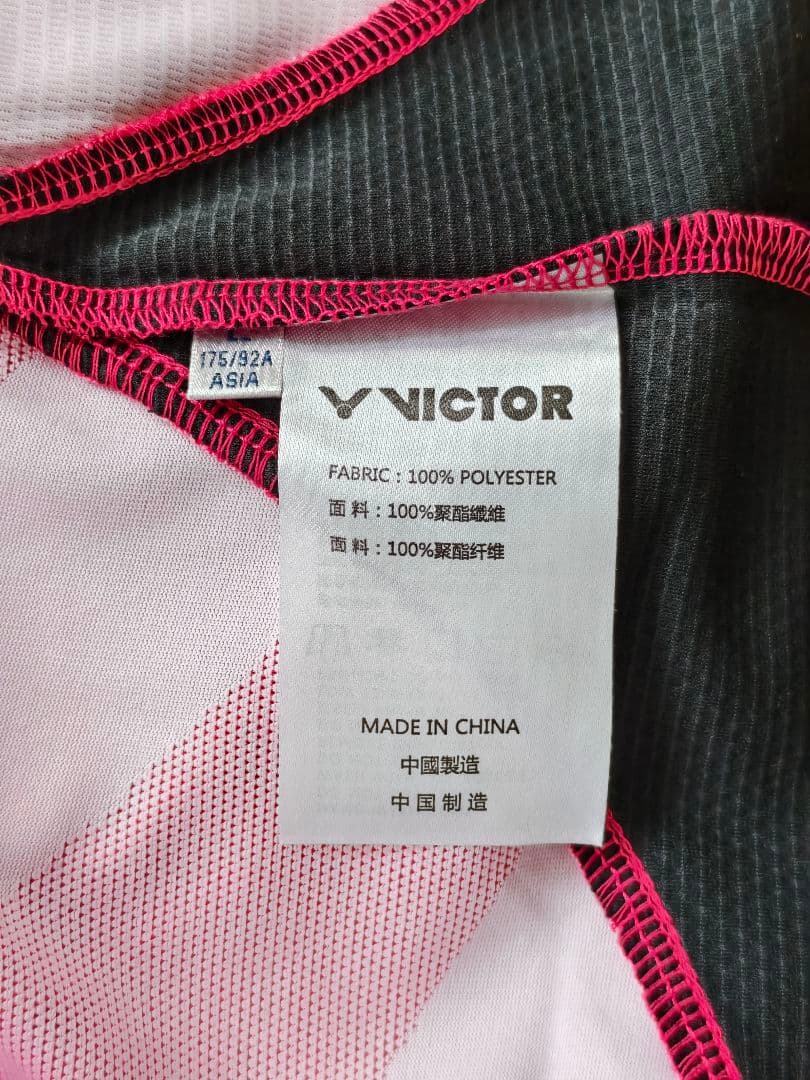 VICTOR韓国代表徐承宰選手着用モデル バドミントンシャツ トナミ実業団NTT