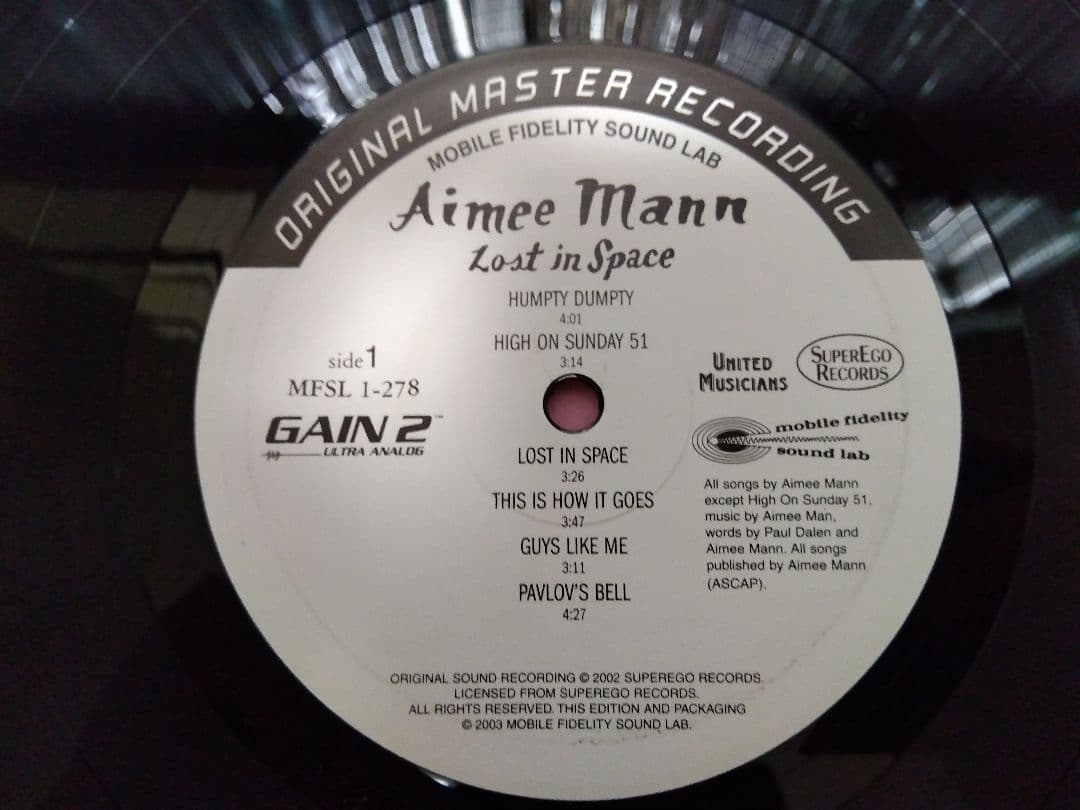 エイミーマン Lost In Space ロスト イン スペース LP