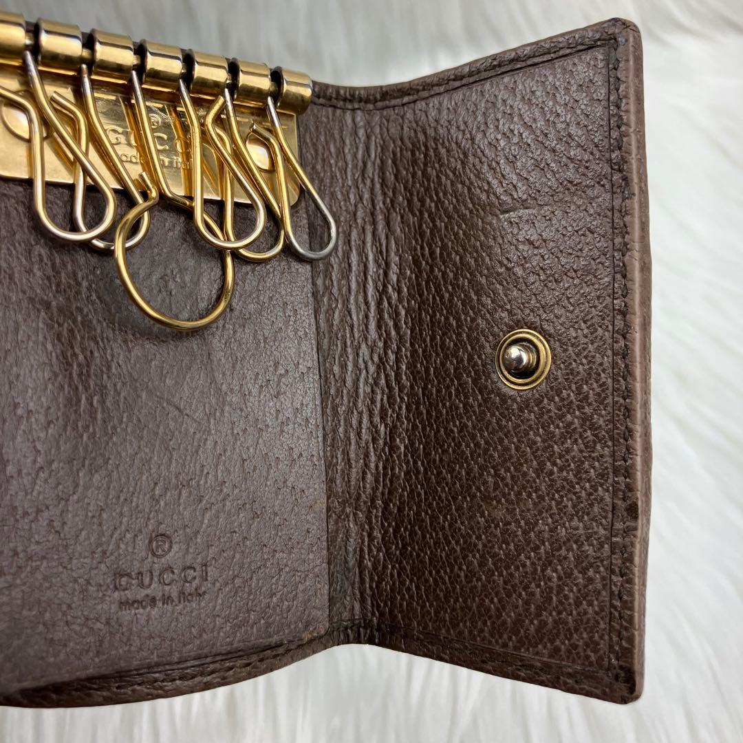 GUCCI グッチ　オフィディア　キーケース GGスプリーム　シェリーライン