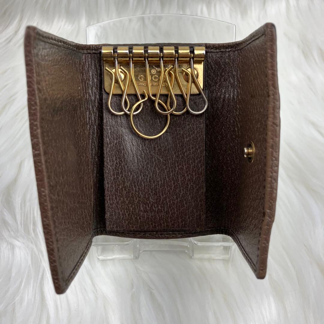 GUCCI グッチ　オフィディア　キーケース GGスプリーム　シェリーライン