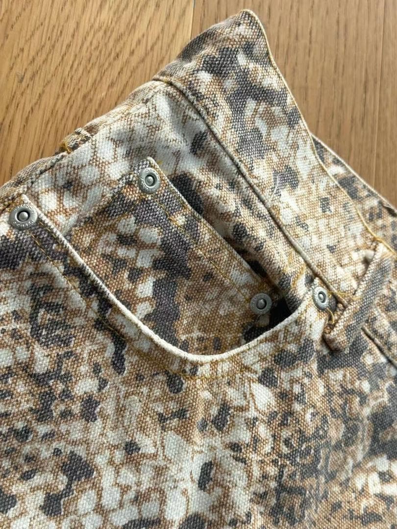 Stussy ステューシーFW24パイソン柄 デニムパンツM