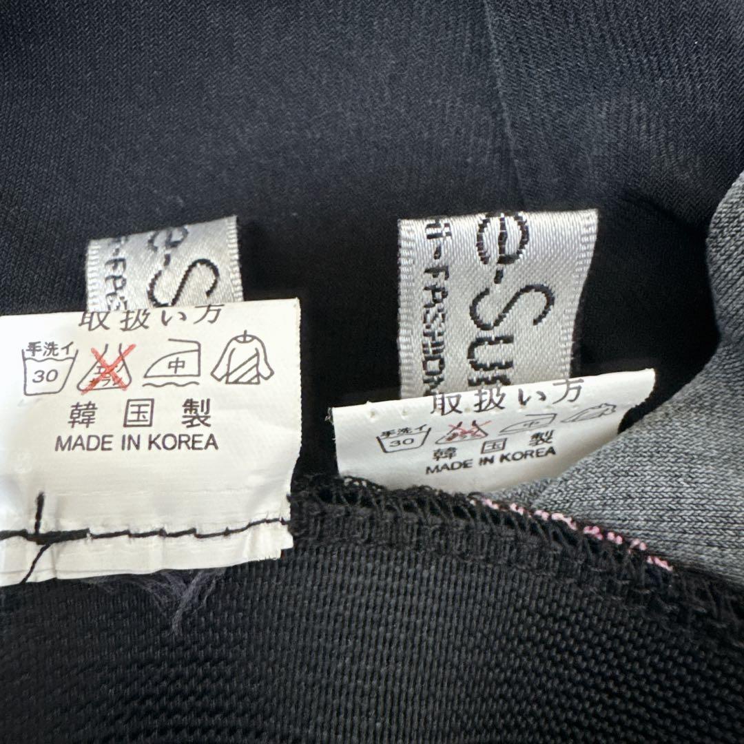 create-sun 花柄 ダンス衣装 フラワーモチーフ 黒ピンク ステージ衣装