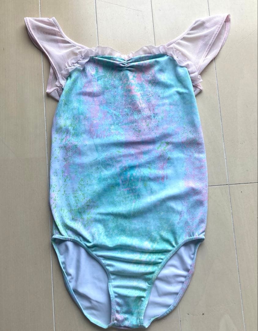 今だけこの価格 スティナバレエレオタード　マーメイド柄 Jr.M 140-150