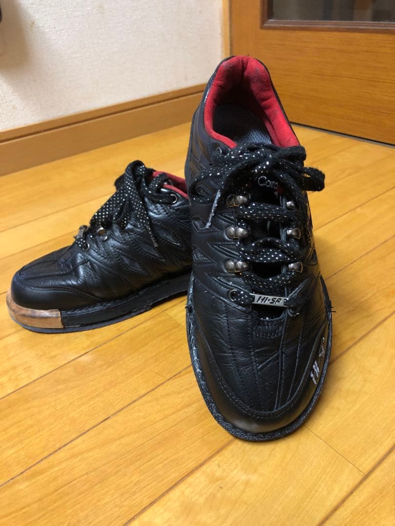 ハイスポーツ ボウリングシューズ コアドロ ブラック/レッド 25.5cm