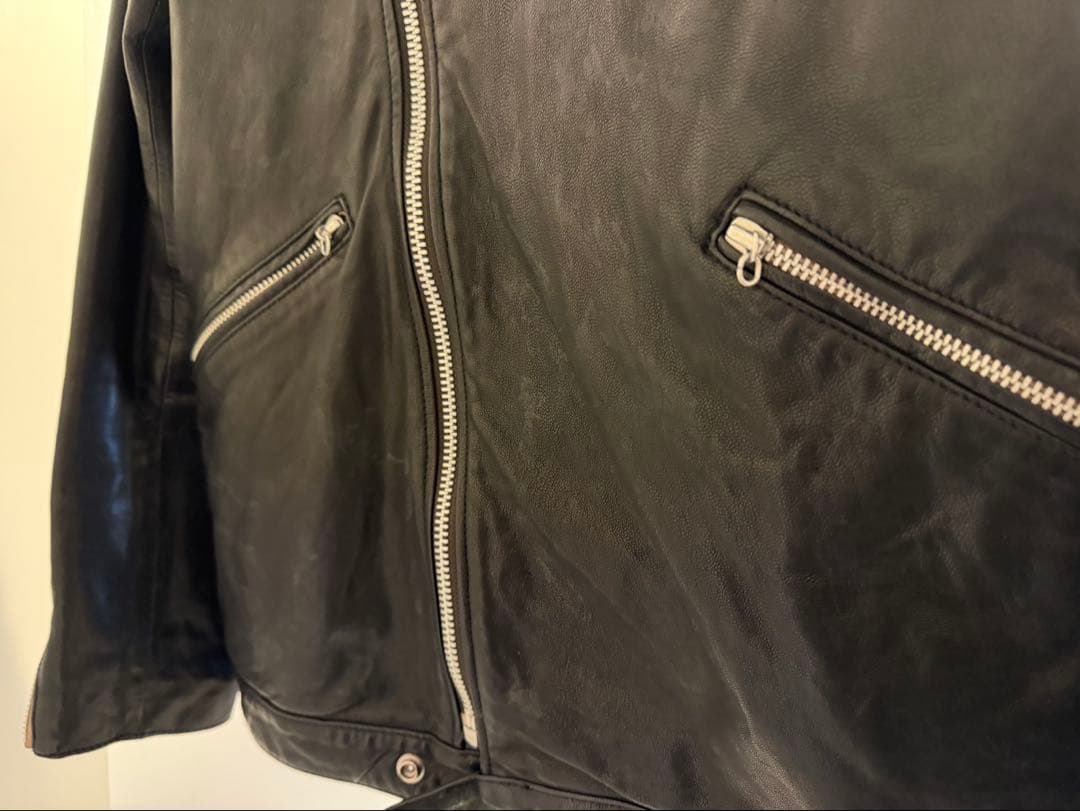 ヒステリックグラマーhysteric grammarライダースジャケットブラック