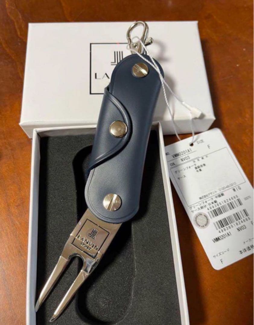 新品　ランバン　ゴルフ　グリーンフォークLANVIN SPORT