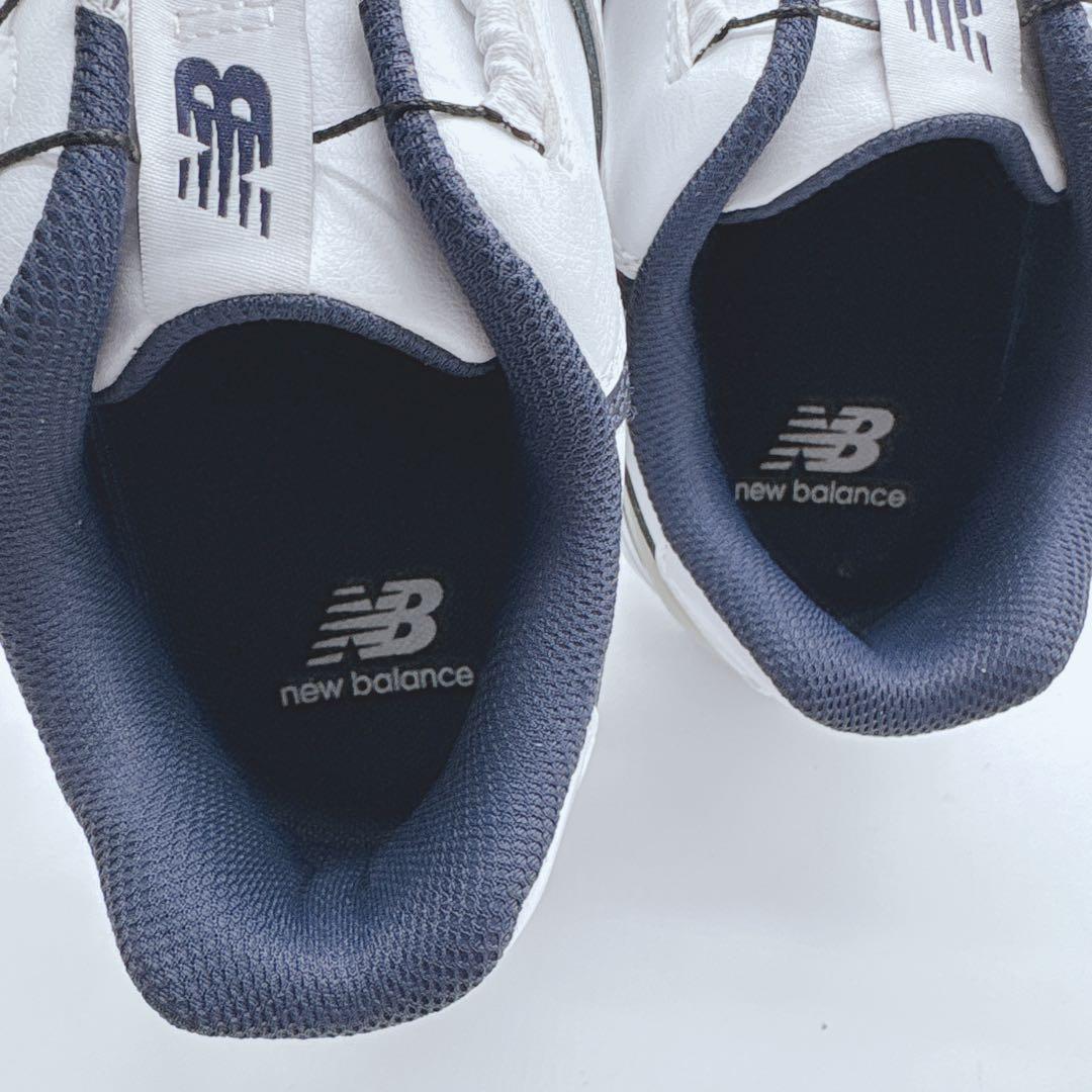 極美品✨ New Balance 574 ゴルフシューズ ホワイト/ネイビー