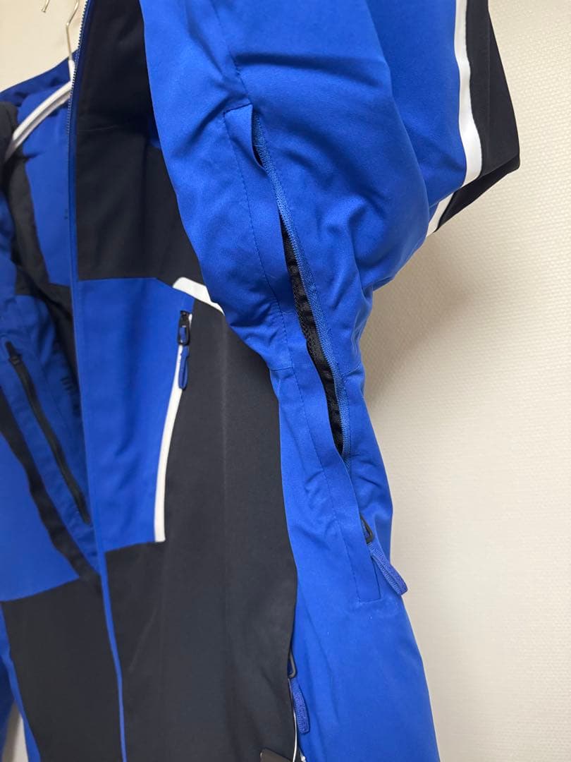 未使用 SPYDER スキーウェア メンズS LEADER JACKET 青