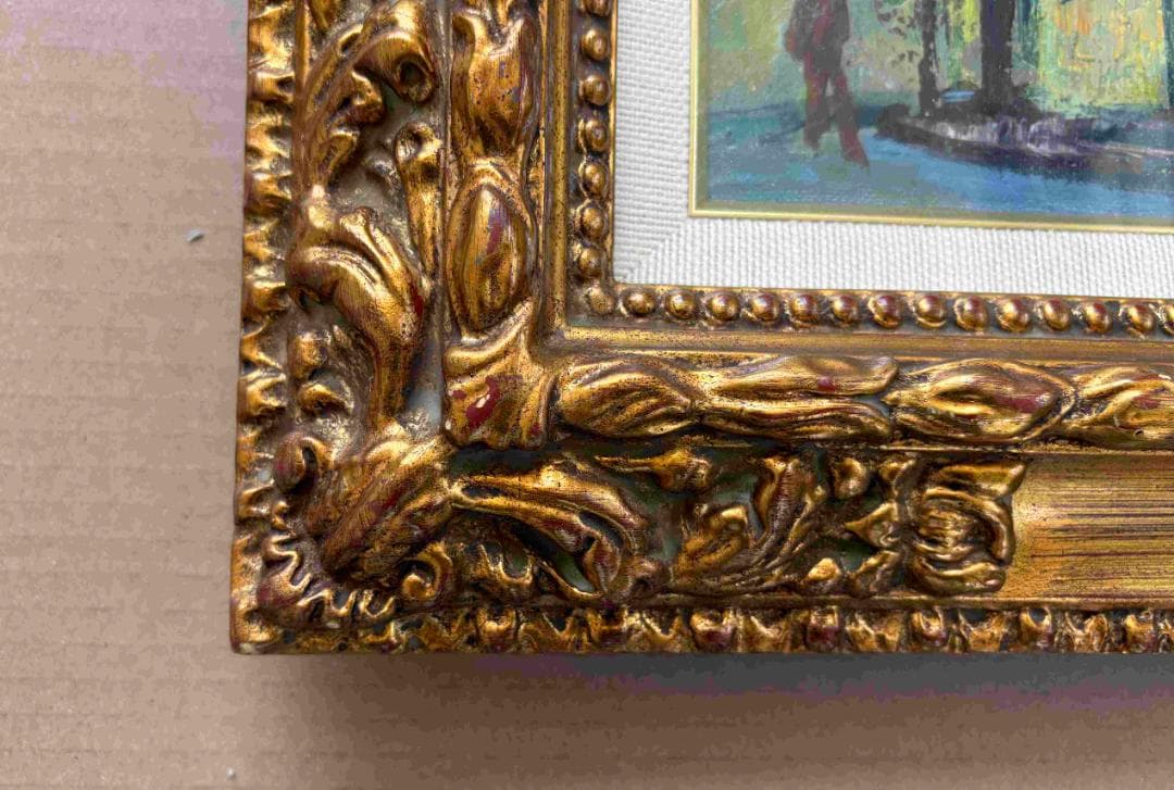 (A0013)小橋川嗣「パリの街頭」