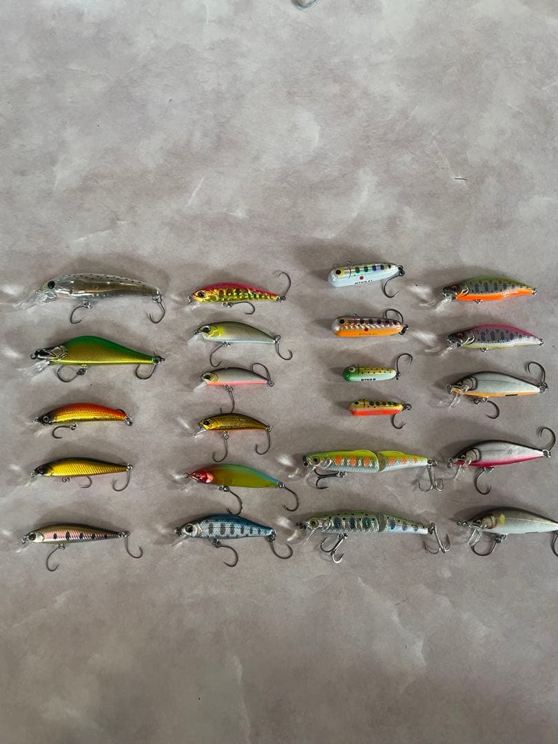 ネイティブトラウトルアー　セット　溪流　湖