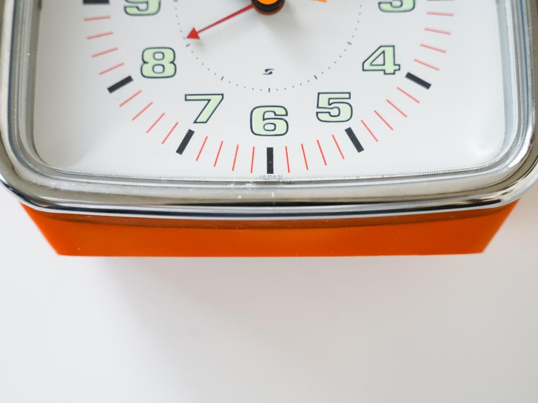 70-80's SEIKO ヴィンテージ 置き時計 スペースエイジ　レトロポップ
