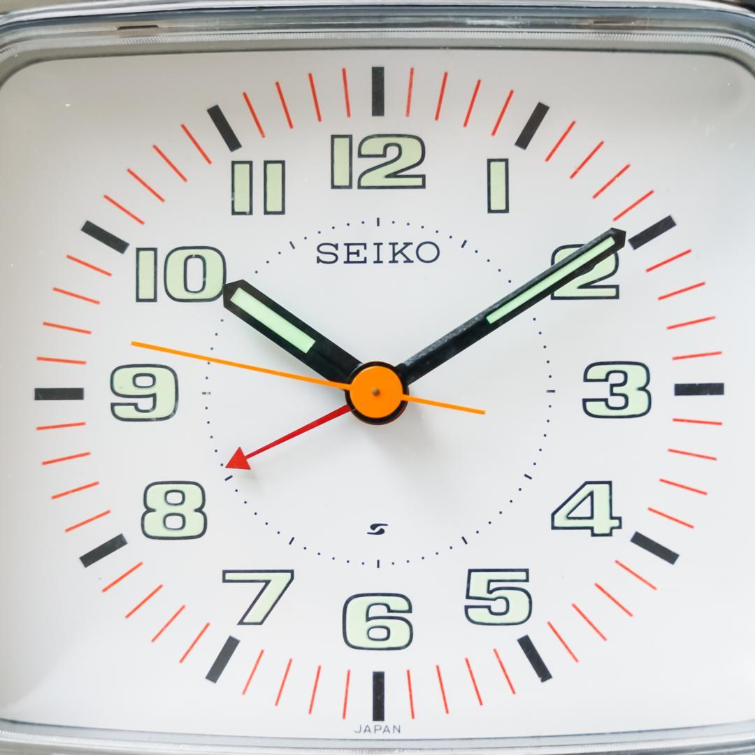 70-80's SEIKO ヴィンテージ 置き時計 スペースエイジ　レトロポップ