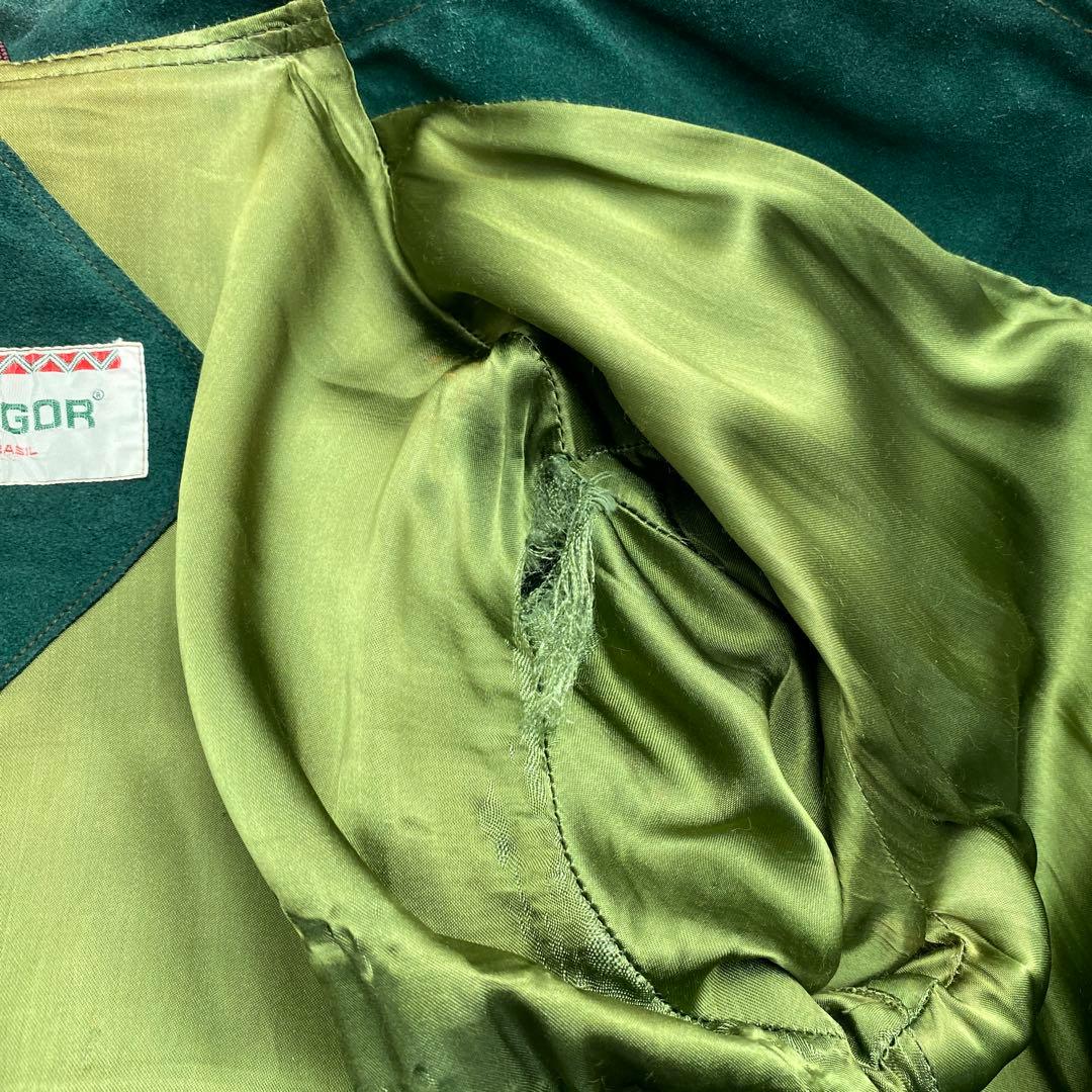 McGREGOR 推定70s ヴィンテージ　スエードレザージャケット　緑