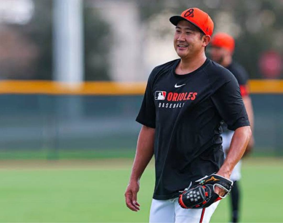 菅野選手着用 ボルティモアオリオールズ 選手支給練習用シャツ サイズL 新品