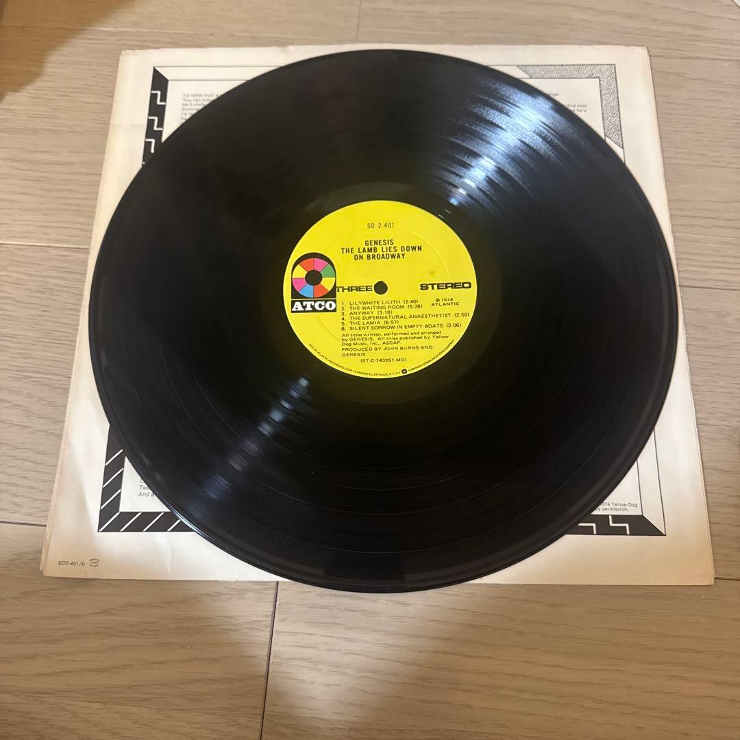 即日発送❗️【希少US盤】ジェネシス　幻惑のブロードウェイ　送料込み