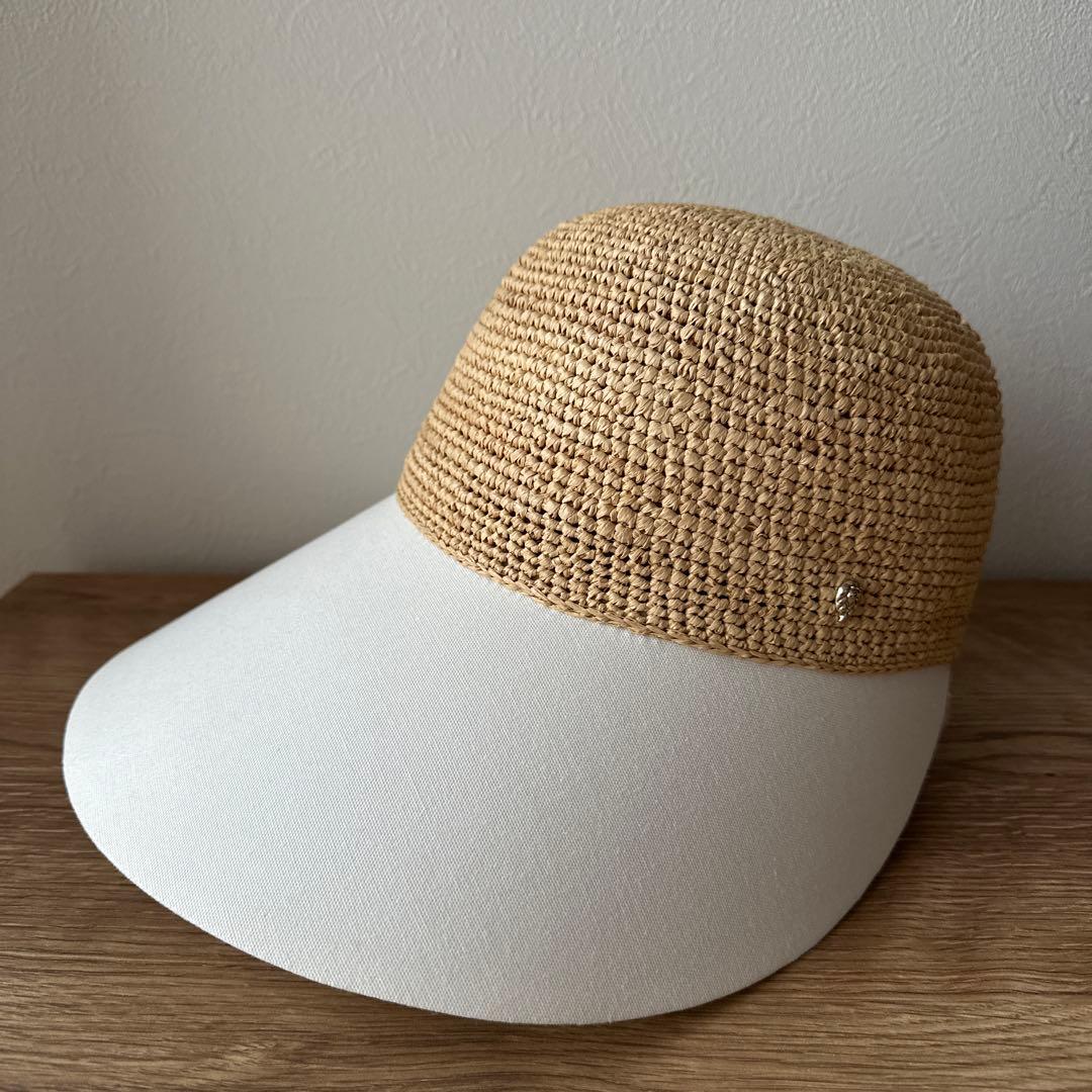 週末セール！Helen Kaminski ブレイズ ナチュラル x オフホワイト