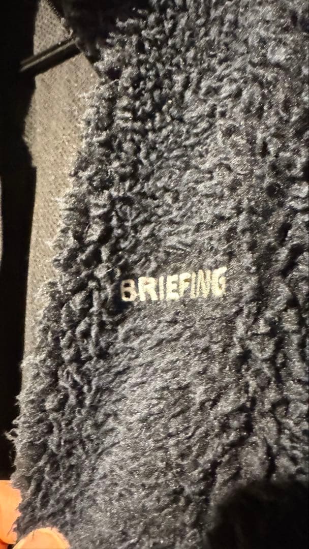ブリーフィング BRIEFING フリースジャケット 裏地あり ネイビー M