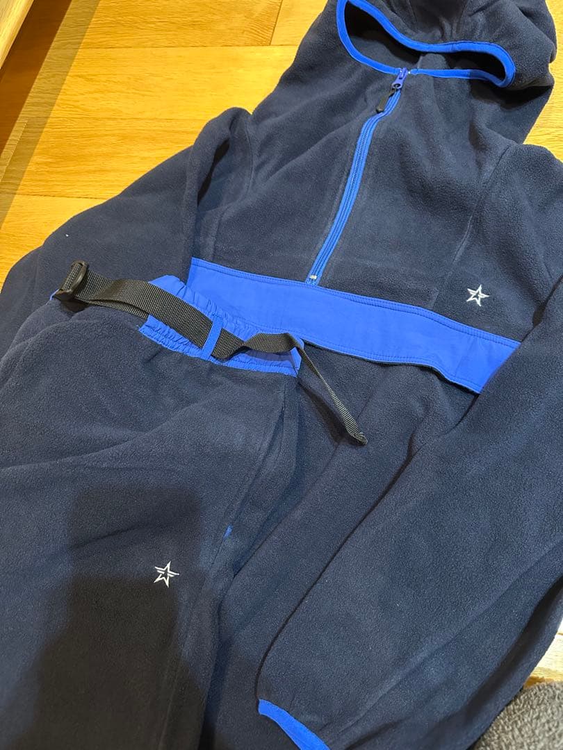 YDBフリースセットアップ Lサイズ ネイビー　ベイスターズ