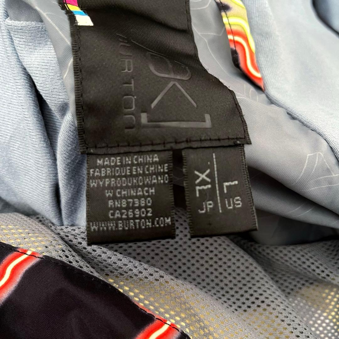 [ak] バートン ゴアテックス スノボ スキー マウンテンジャケット 蛍光XL