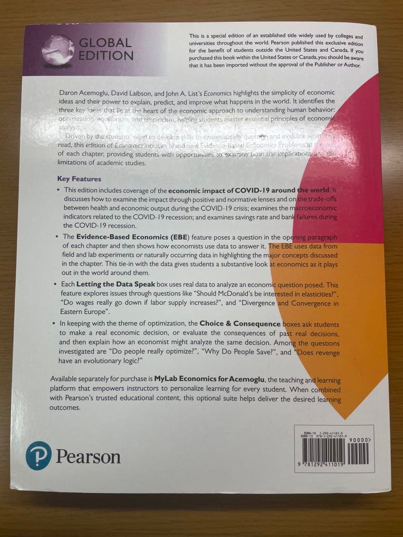 ビジネス・経済 ECONOMICS 3E third edition