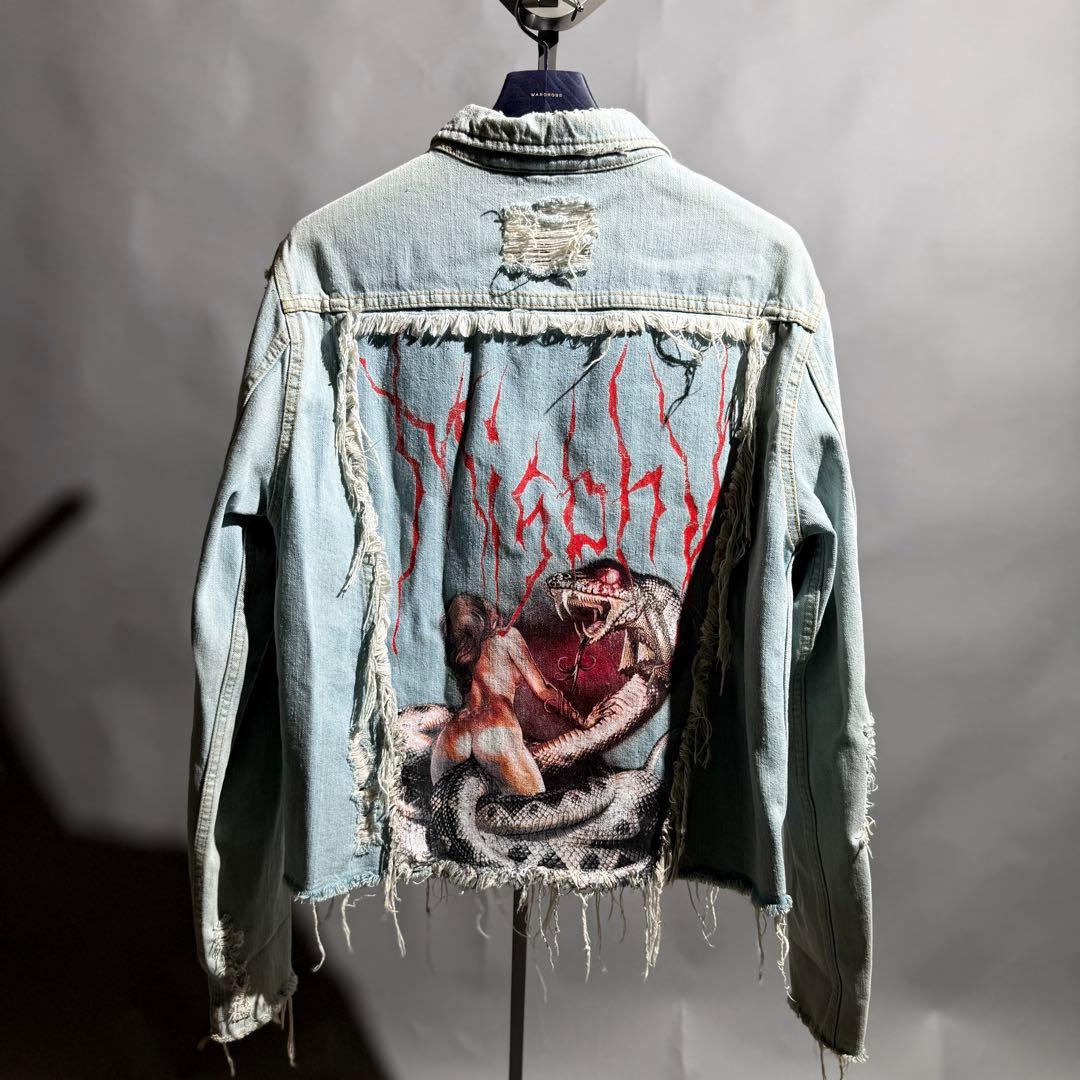 MISBHV グラフィックデストロイデニムジャケット S