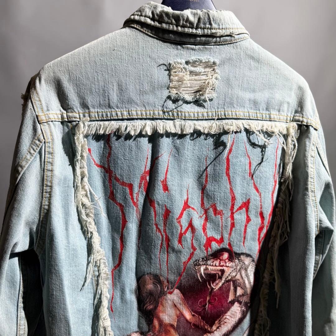 MISBHV グラフィックデストロイデニムジャケット S