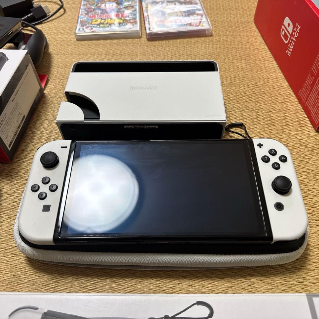 Nintendo Switch有機ELモデル＼コントローラー＼ケース＼ソフト一式