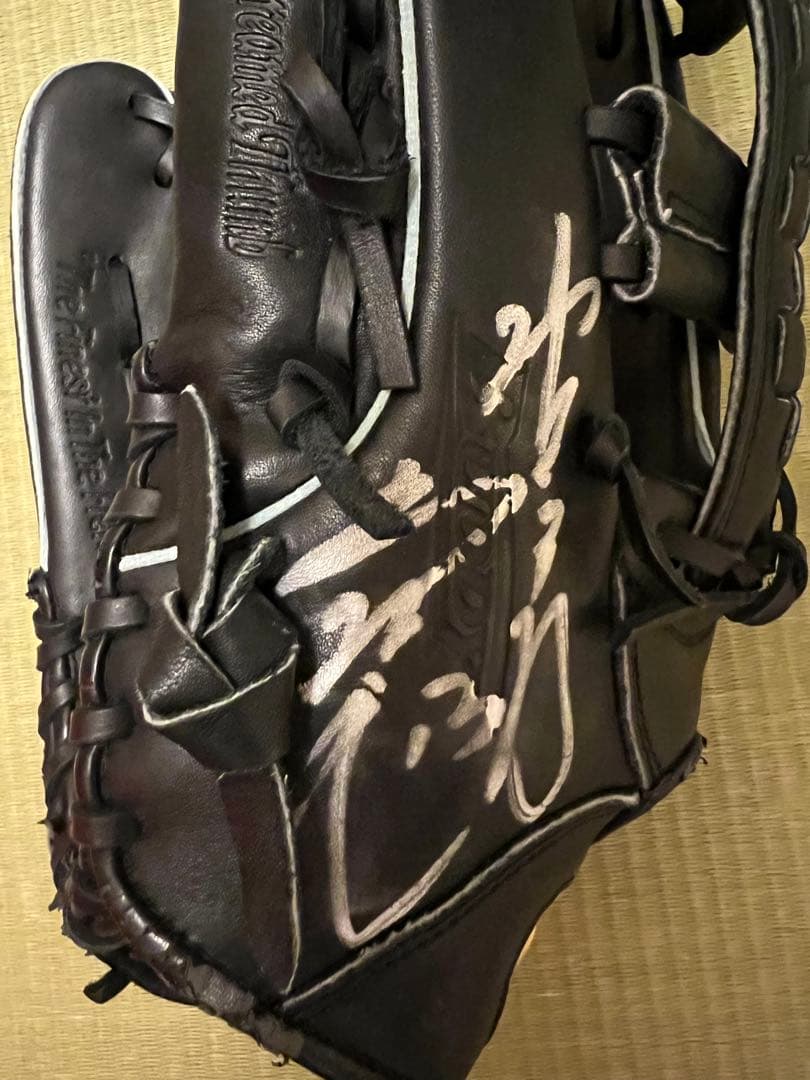 中日ドラゴンズ岩瀬仁紀投手使用サイン入りグローブ＆色紙、他3選手サインボール