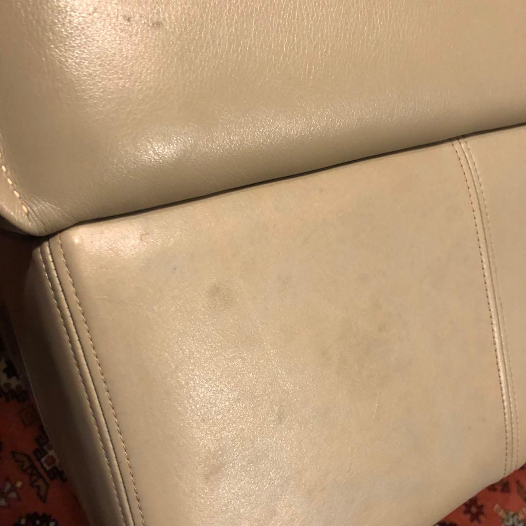 オールドカリモク オットマン　レザー