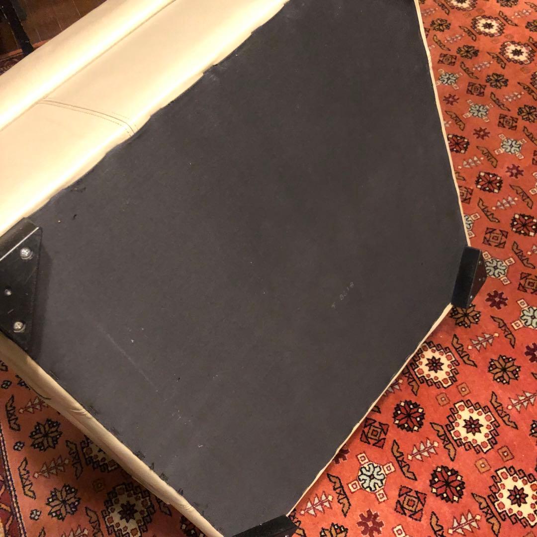 オールドカリモク オットマン　レザー