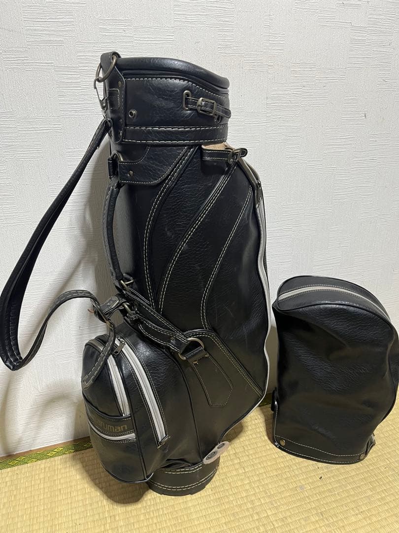 韓国製！軽量！Maruman マルマン高級キャディバッグ フードカバー付属