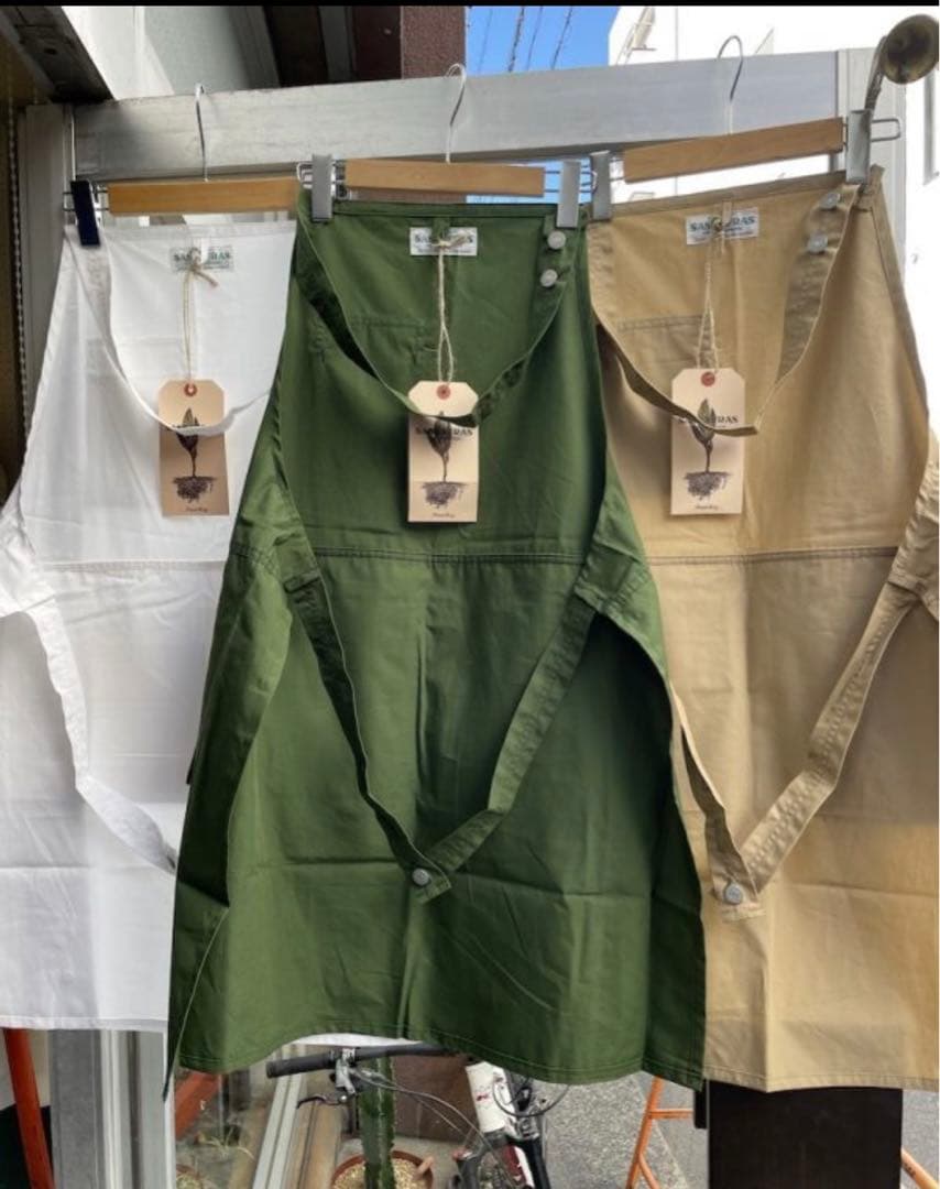 エプロン・三角巾 SASSAFRAS Feel Sun Half Landscaper Apron