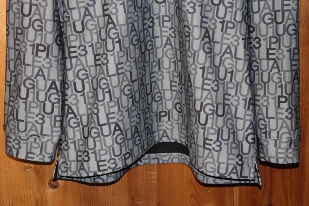 新品 1piu1uguale3 GOLF ロゴ モックネックシャツ(Ⅵ/XL)Ⓗ