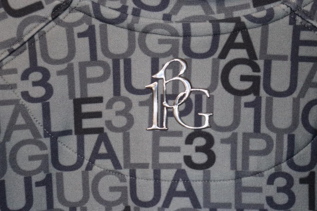 新品 1piu1uguale3 GOLF ロゴ モックネックシャツ(Ⅵ/XL)Ⓗ