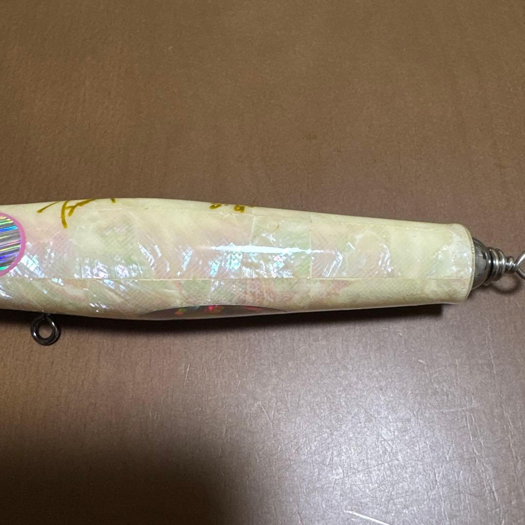 貝田ルアー トランペット170 アワビ貼り仕様