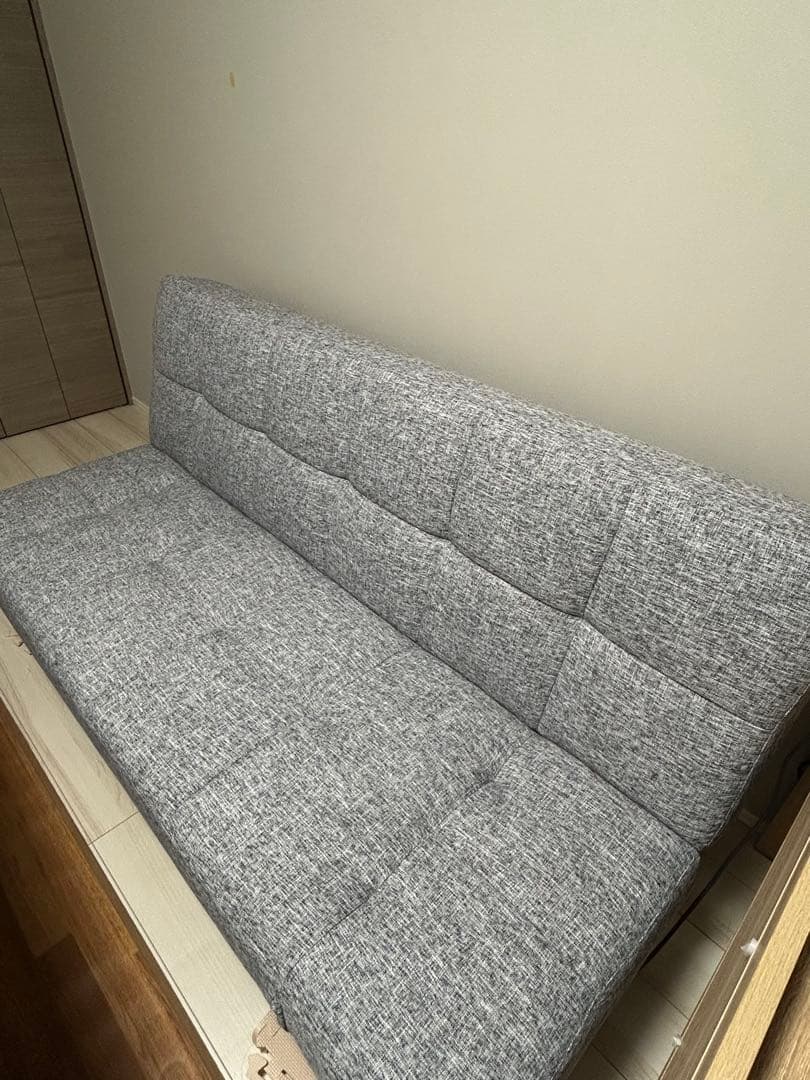 【y☆hr】ニトリ ソファベッド(9ヶ月未満・ソファーカバー使用)