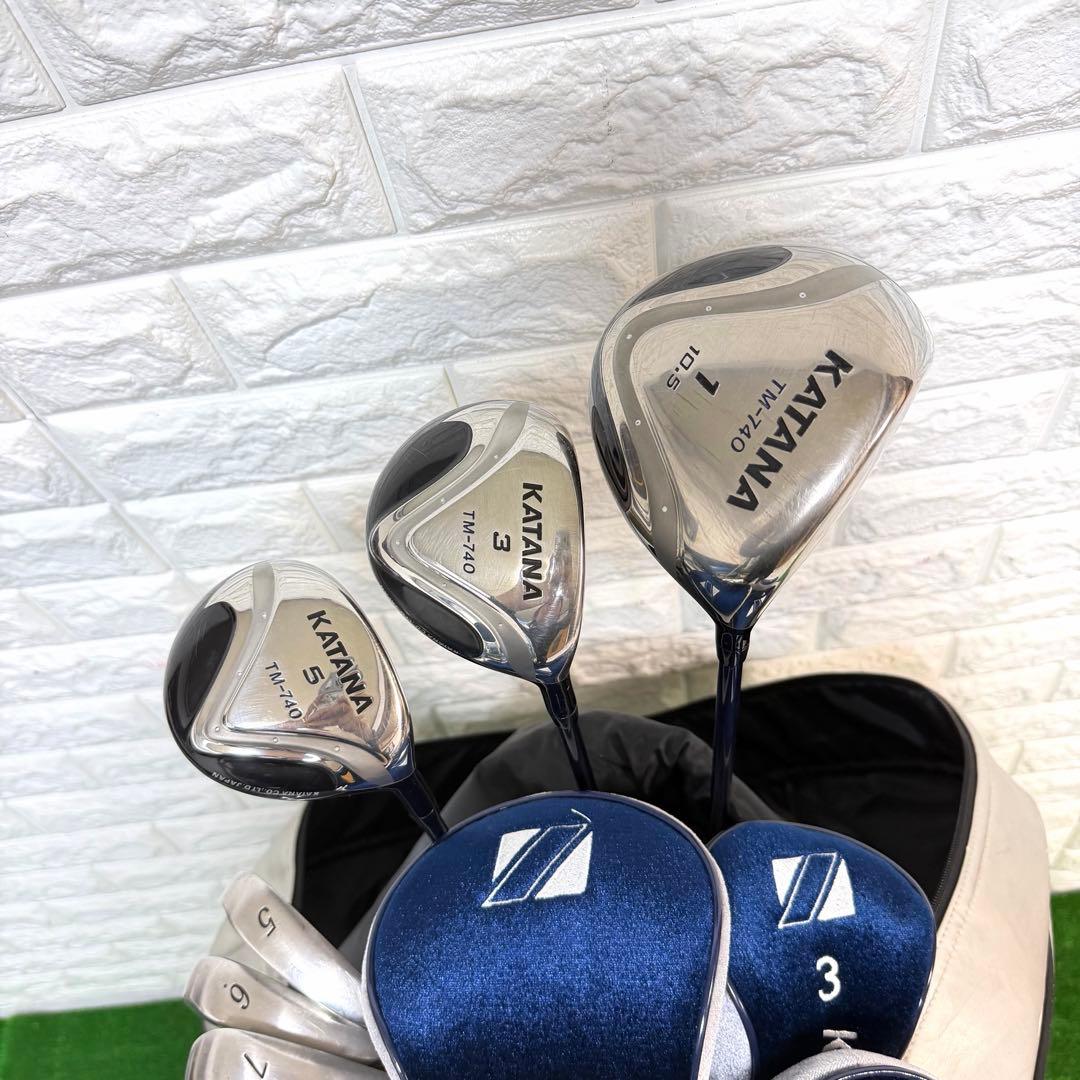 ゴルフセット　KATANA TM-740 ラウンド仕様　フルセット　すぐ使える