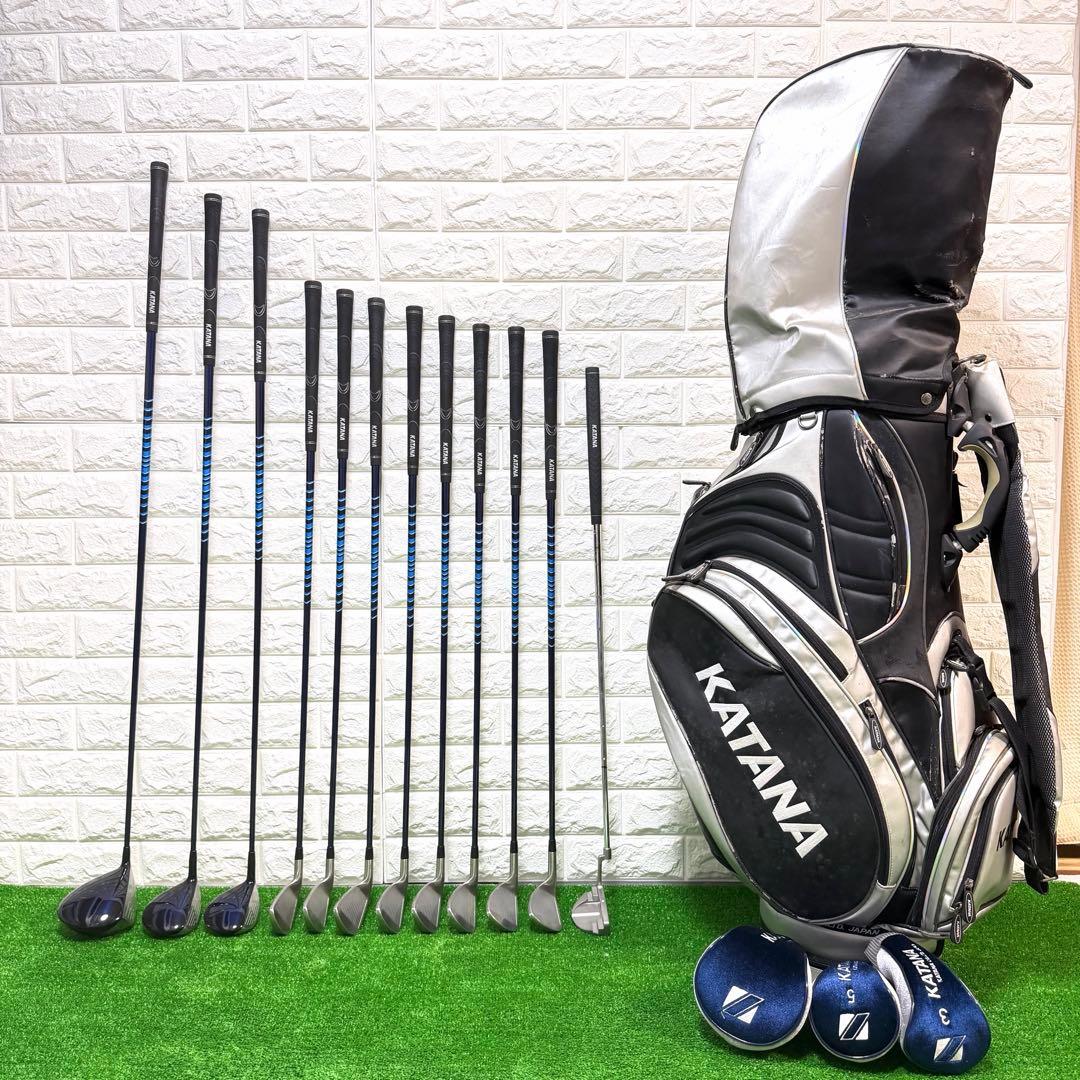 ゴルフセット　KATANA TM-740 ラウンド仕様　フルセット　すぐ使える