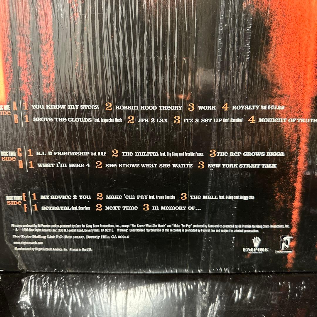 GANG STARR / MOMENT OF TRUTH （3LP） レコード