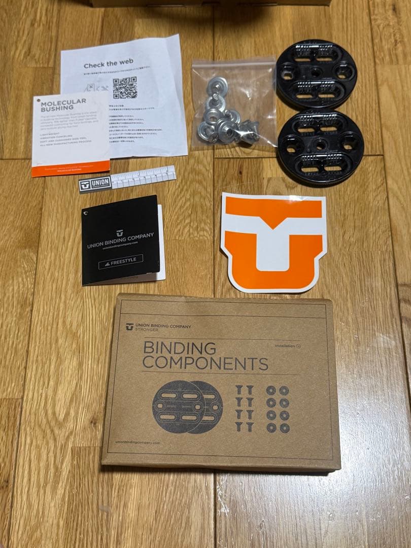 UNION ULTRA 23-24 ビンディング Mサイズ レッド/ブラック