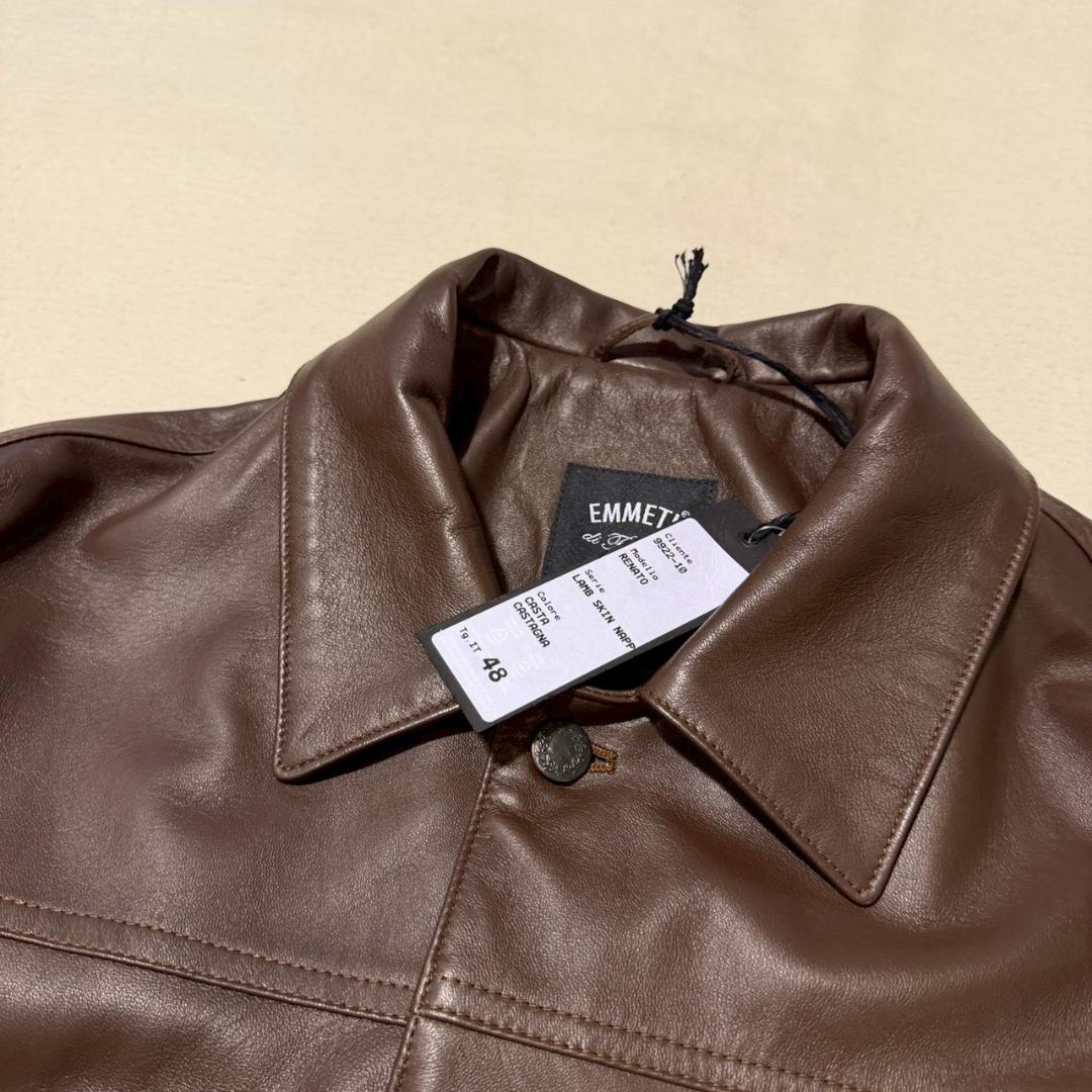 25aw 新品 正規品 EMMETI エンメティレザージャケット 48