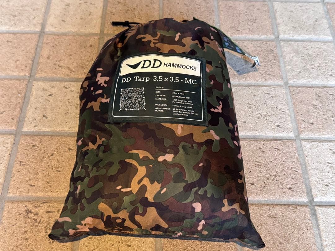 DD Tarp MC 3.5m x 3.5m迷彩タープ